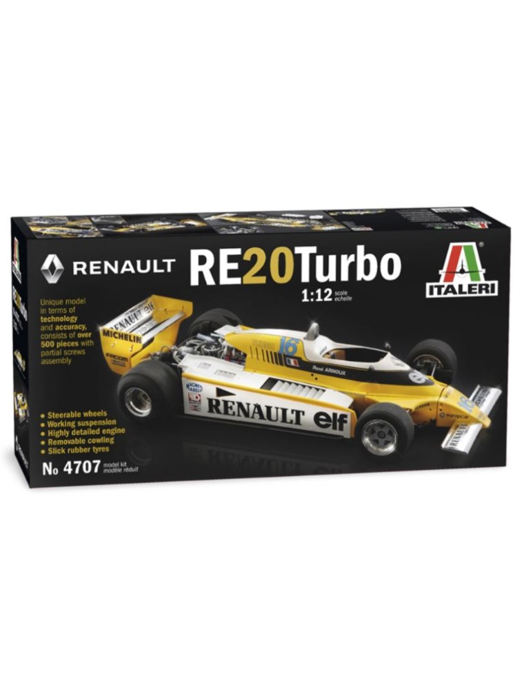 Italeri - Renault F1 Re20 Turbo 1/12