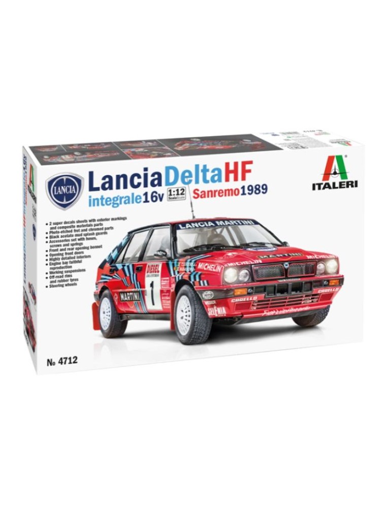 Italeri - Lancia Delta Hf Integrale 16v Sanremo 1/12