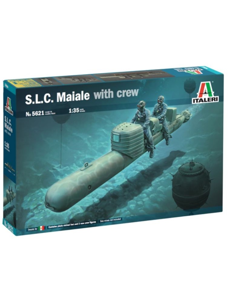 Italeri - S.L.C. Maiale con equipaggio 1/35 SLC