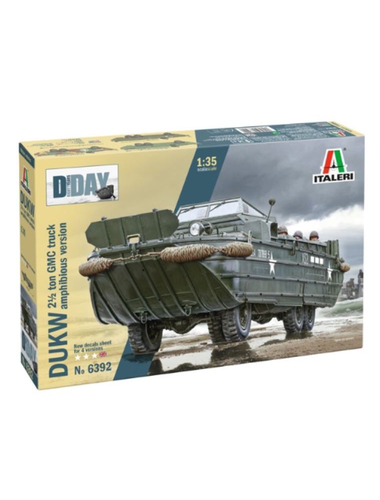 Italeri - Mezzo anfibio US DUKW 2ｽ 1/35 GMC  Amphibious Truck D-Day 80th