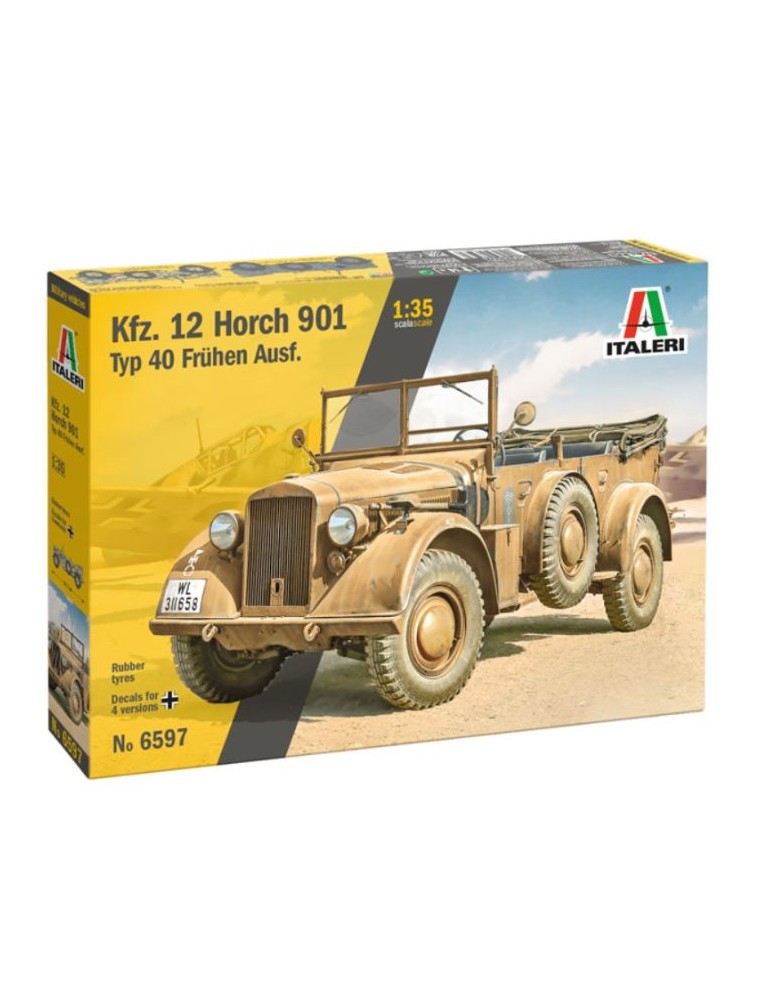 Italeri - Camionetta KFZ. 12 Horch 901 Typ 40 fr?en Ausf 1/35