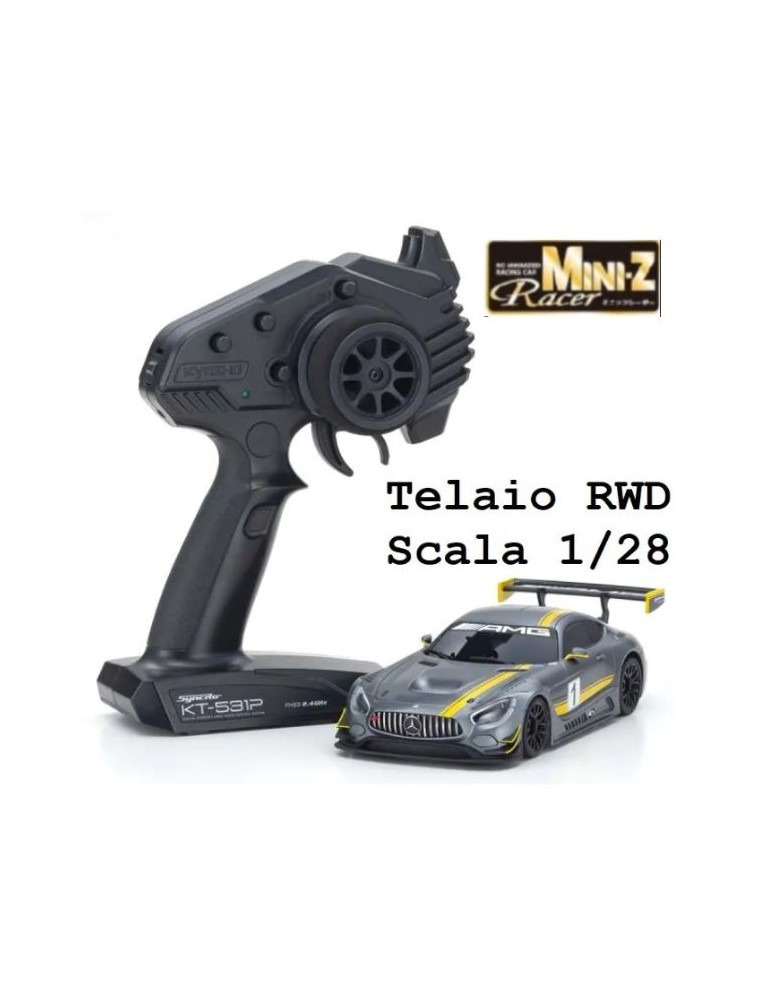 Kyosho - Mercedes AMG GT3 presentation car Mini-Z RWD 1/28 con radio