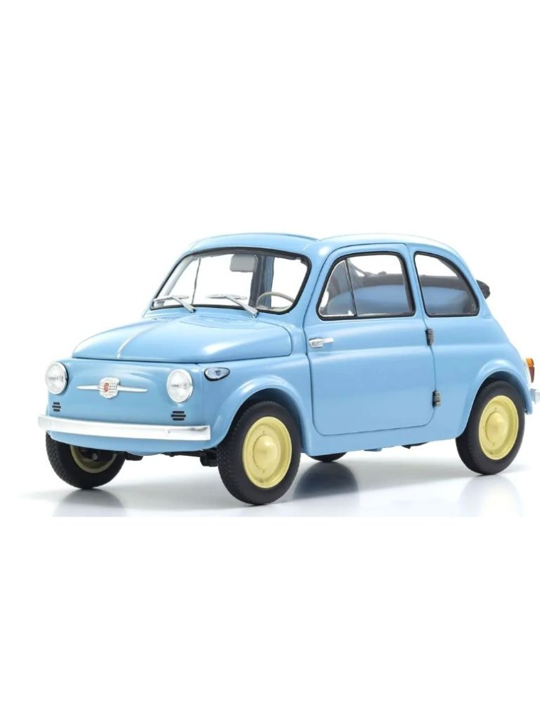 Kyosho Die Cast - Fiat Nuova 500 1957 Celeste crociera 1/18