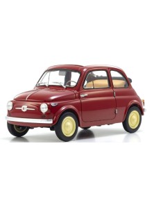 Kyosho Die Cast - Fiat Nuova 500 1957 Rosso Corallo 1/18