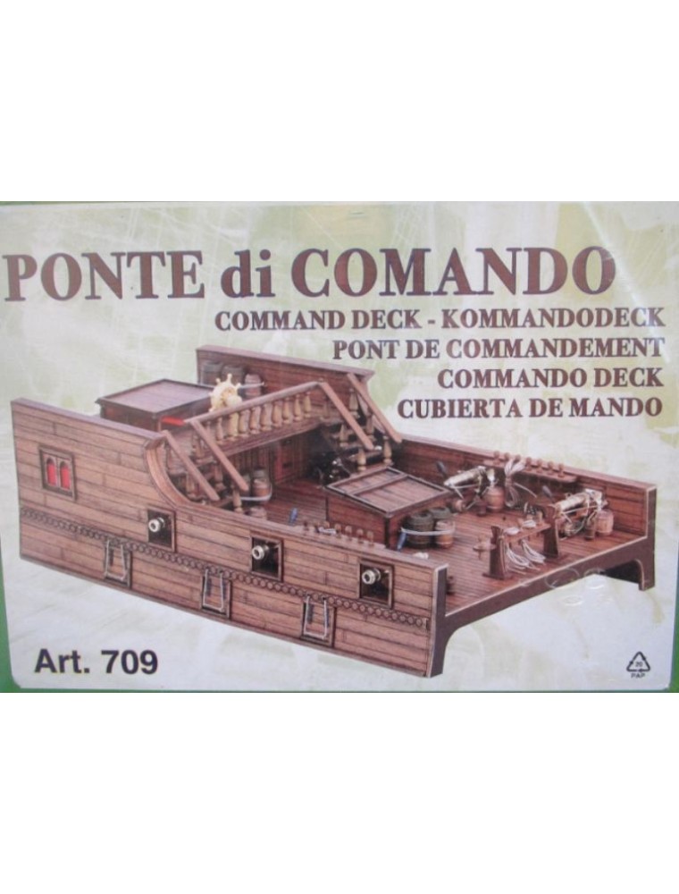 Mantua Model - Ponte di comando prestige scala 1/54 lunghezza 260mm