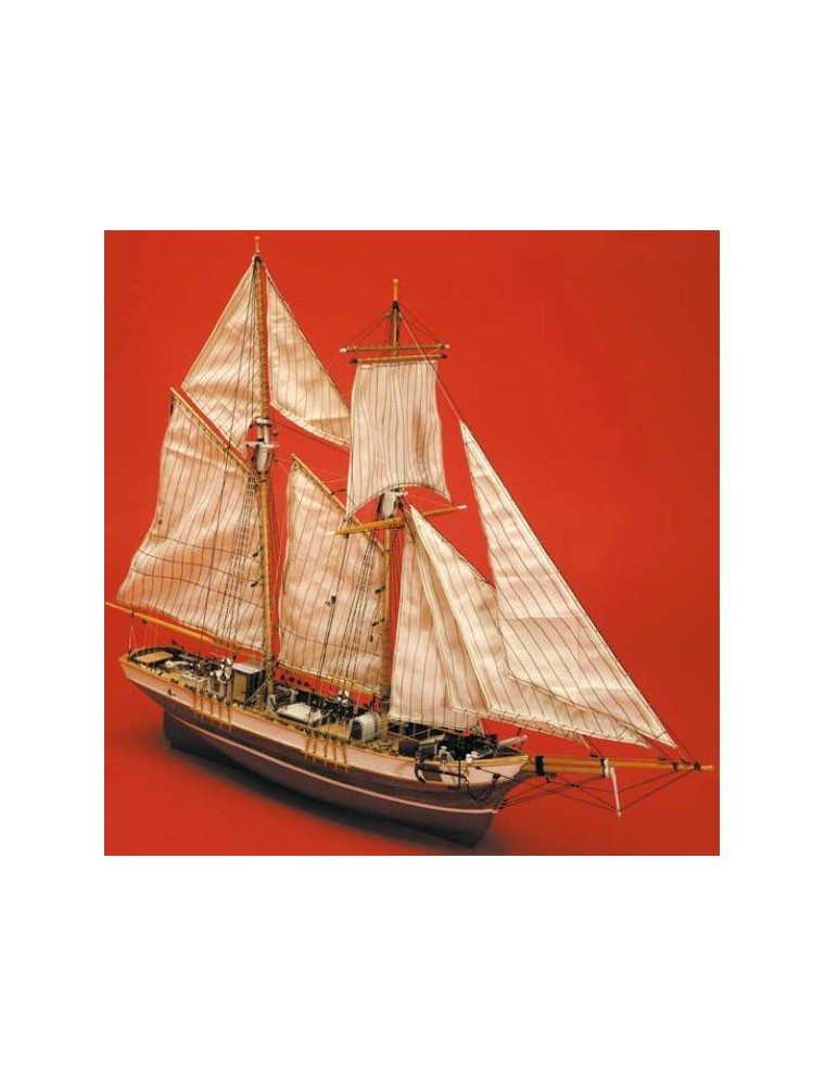 Mantua Model - La rose goletta da pesca Francese 1/47 640mm