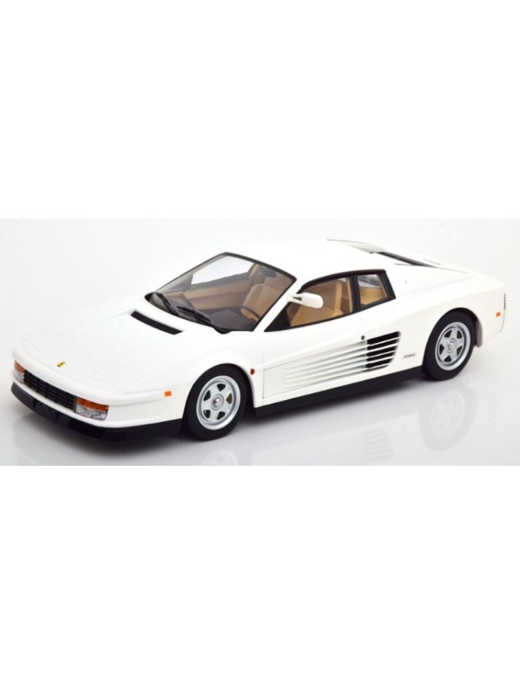 KK-SCALE - Ferrari Testarossa bianca 1984 1/18 monospecchio Telefilm Miami Vice