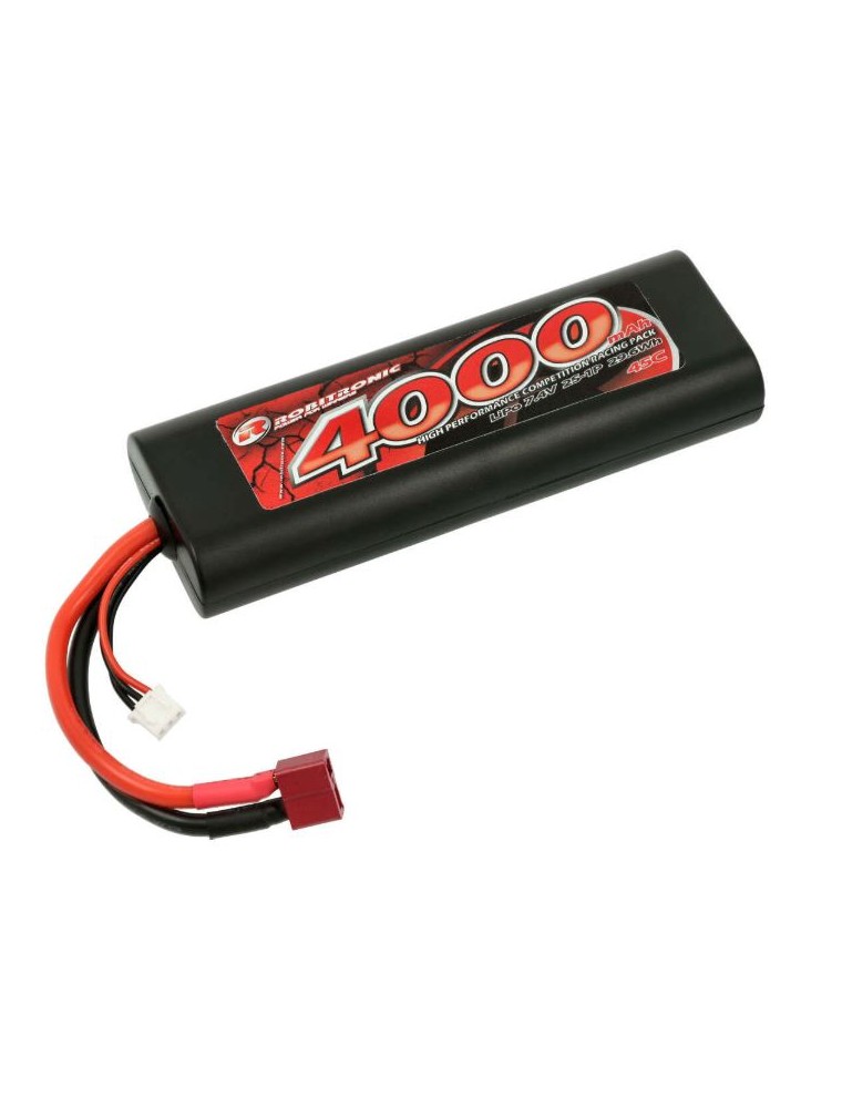 Robitronic - LiPo car stick pack 7,4v 4000mAh 2S 45C Deans