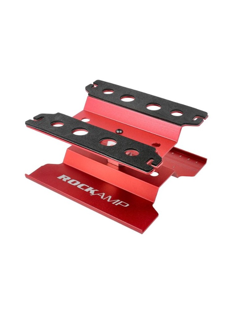 RockAmp - Supporto rosso per auto alto 60mm regolabile in altezza