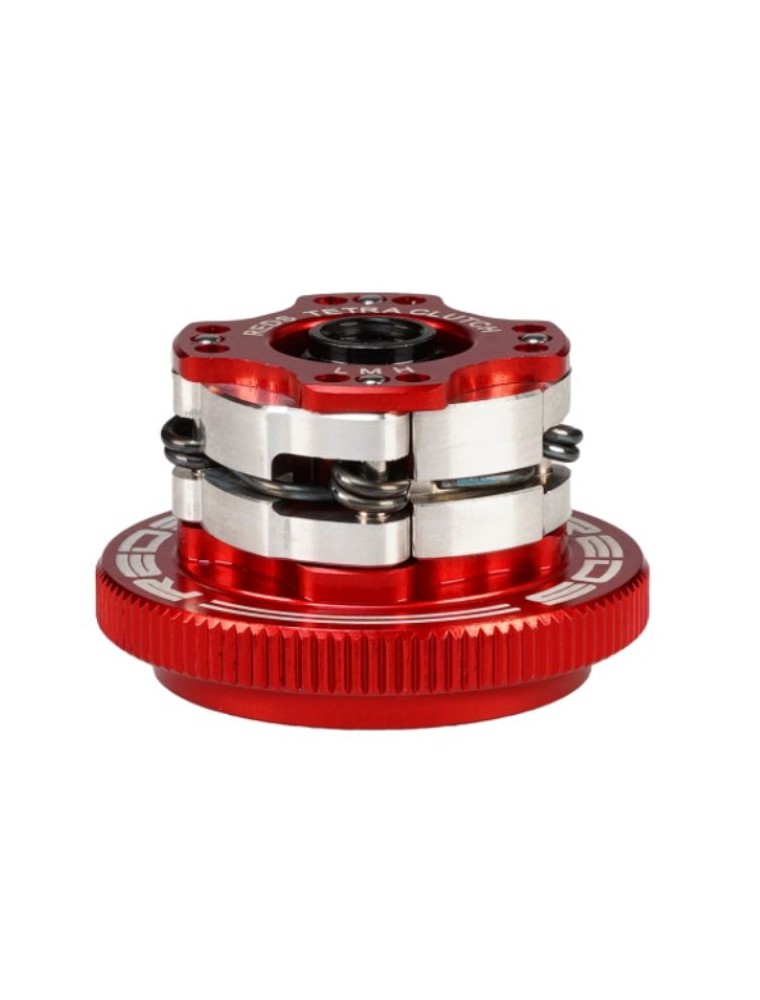 REDS Racing - Frizione alluminio D32 rossa Tetra Clutch regolabile 4 ceppi off road v3