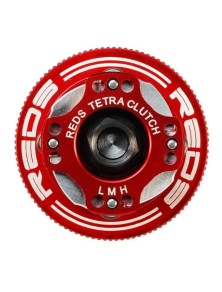 REDS Racing - Frizione alluminio D34 rossa Tetra Clutch regolabile 4 ceppi off road v3