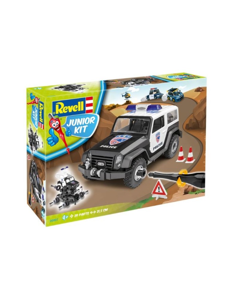 Revell - Veicolo polizia Off-Road Junior Kit