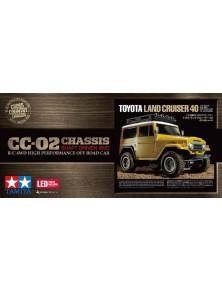 Tamiya - Toyota Land Cruiser 40 CC02 1/10 in kit senza regolatore