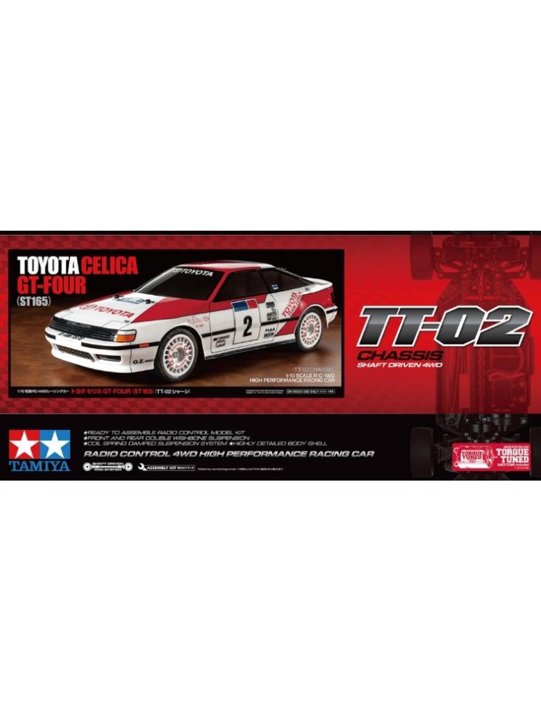 Tamiya - Toyota Celica GT FOUR (ST165) TT02 4wd 1/10 senza regolatore