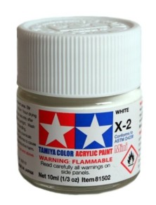 Tamiya - Colore acrilico X-2 White 1pz da 10ml  lucido