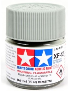 Tamiya - Colore acrilico XF-12 J.n. Grey 1pz da 10ml  opaco