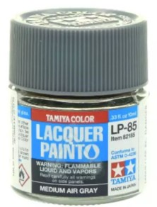 Tamiya - LP-85 grigio medium air gray 6pz  colore a smalto Lacquer LP85