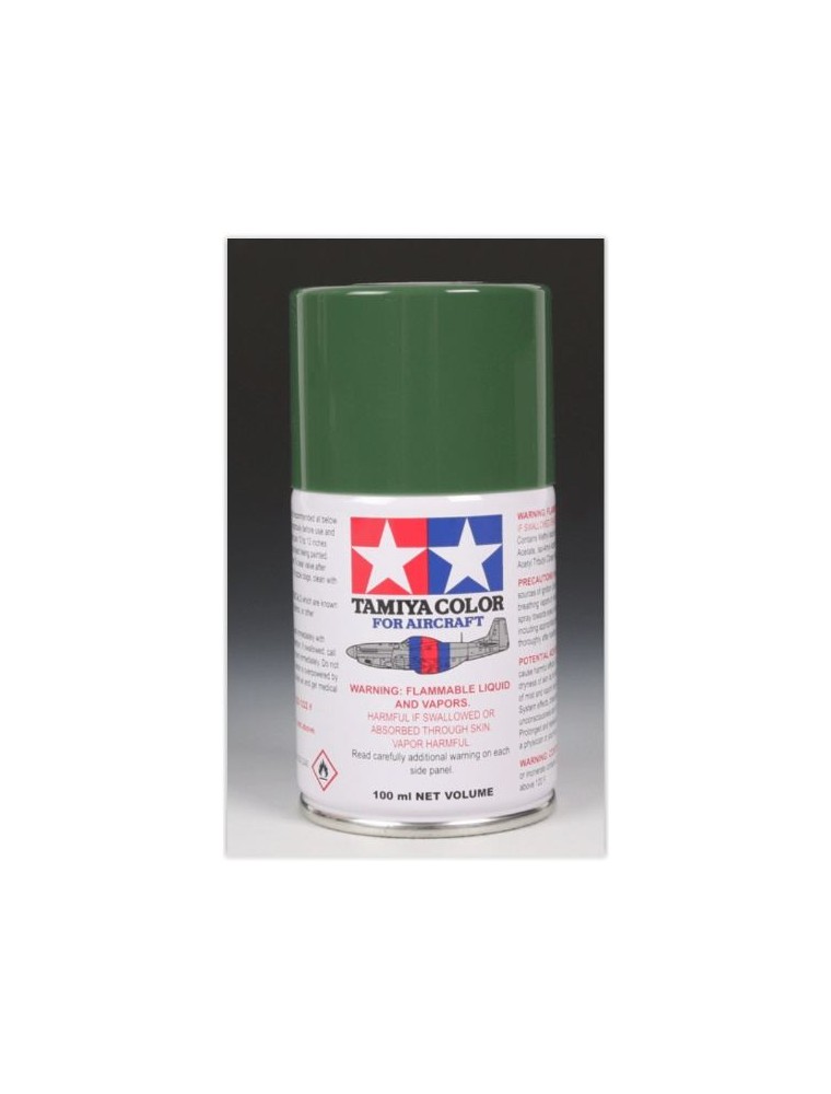 Tamiya - Spray per plastica Aircraft Dark Green 100ml verde scuro