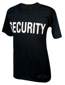 TRU-SPEC - T-SHIRT SECURITY NERA    LARGE TRU-SPEC