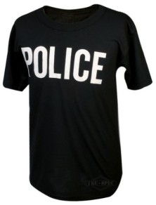 TRU-SPEC - T-SHIRT POLICE NERA         XL TRU-SPEC