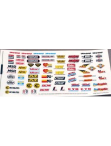 Traxxas - Decals sponsor Traxxas adesivi