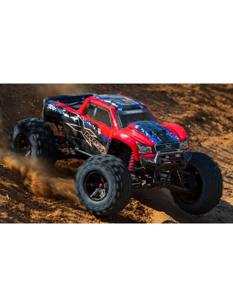 Traxxas - XMAXX 8S ROSSO MONSTER TRUCK BRUSHLESS ENORME MOSTRUOSO