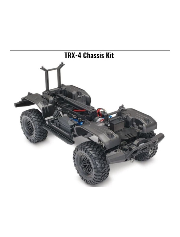 Traxxas - Solo telaio TRX-4  kit di montaggio 1/10 con radio ed elettronica TRX4