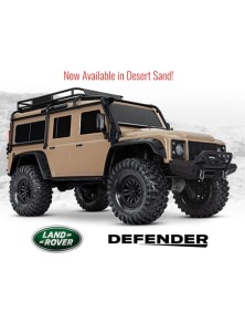 Traxxas - Land Rover Defender Sabbia TRX-4 1/10 montato con radio TRX4