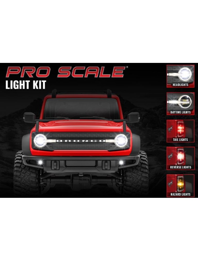 Traxxas - Ser luci per Bronco TRX4m 1/18 Pro Scale