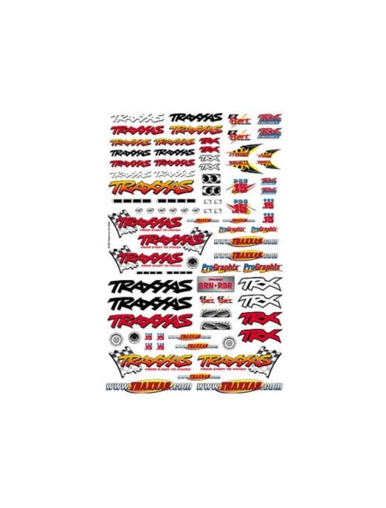 Traxxas - Decals Taxxas 22x35cm