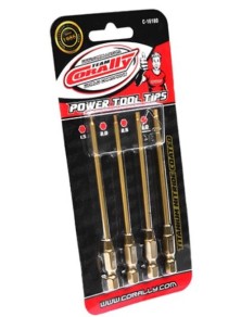 Team Corally - Set punte esagonali Pro Power TI-NI Coated per avvitatore