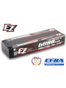 EZ-power - LiPo HV 7,6v LCG 6800mAh 2s 70/140C graphene fori da 5mm Efra