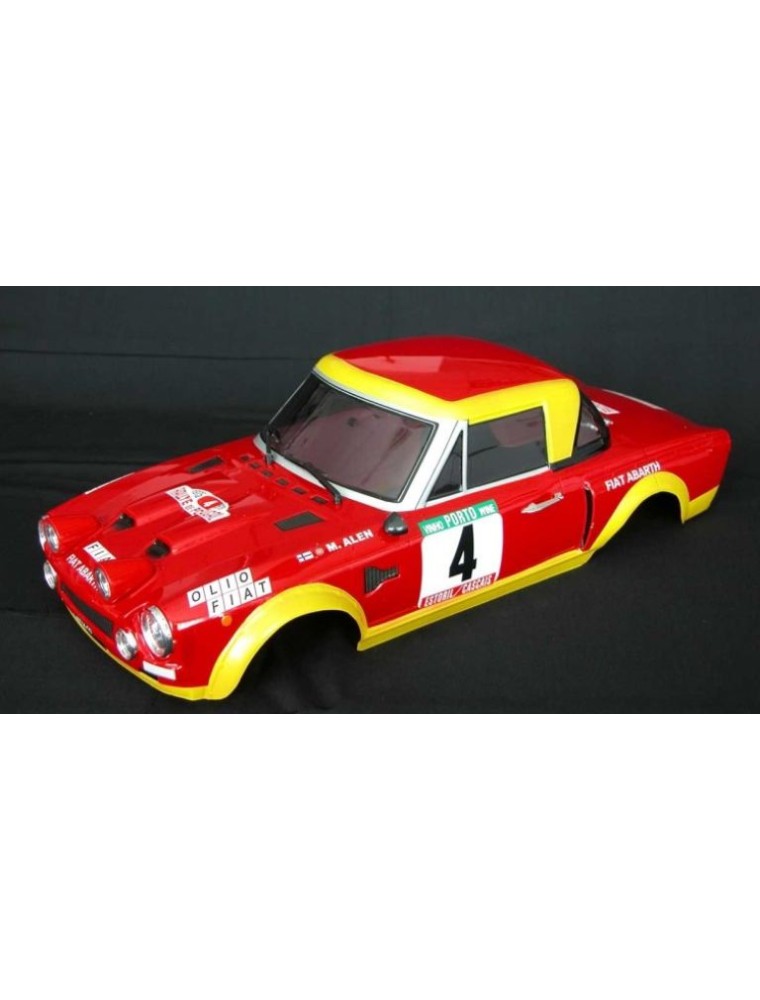 Rally Legends - Carrozzeria Fiat 124 Abarth verniciata 190mm