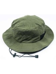 Follow me - CAPPELLO BOONIE VERDE    LARGE COUNTRY FODERATO IN PILE