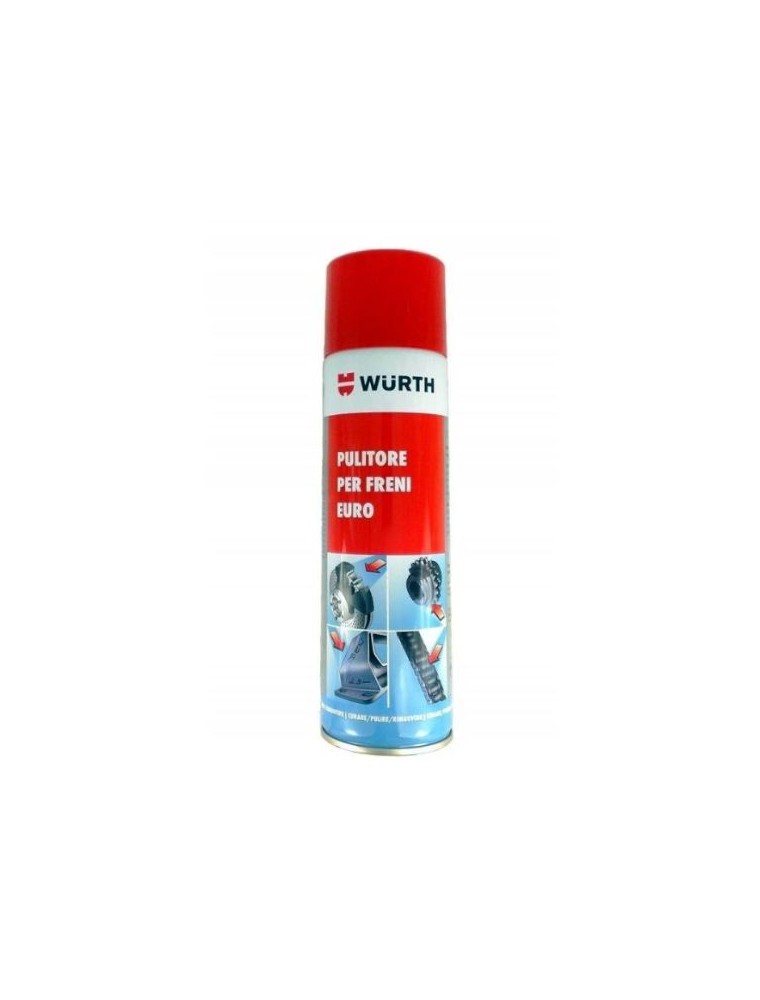 Wurth - Pulitore per freni Wurth spray 500ml sgrassatore per parti meccaniche