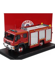 MAN - LE 14.220 TANKER TRUCK DOUBLE CABINE BEMAEX FSR SDIS 28 SAPEURS POMPIERS D'EURE ET LOIR 2004 - RED GREY