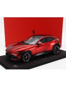 FERRARI - PUROSANGUE SUV 2022 - CON VETRINA - WITH SHOWCASE - ROSSO MAGMA - RED MET