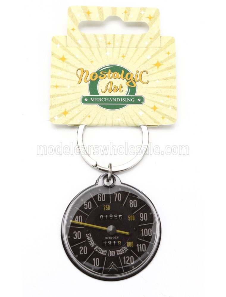 ACCESSORIES - PORTACHIAVI - KEYRING CITROEN ROUND SPEEDOMETER - DIAMETER CM. 4.0 - /