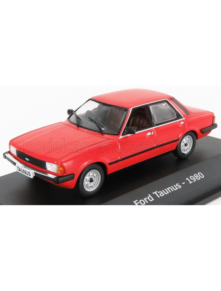 FORD ENGLAND - TAUNUS 1980 - CON VETRINA - WITH SHOWCASE - RED