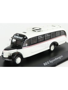 REO - SPEEDWAY AUTOBUS 1946 - WHITE BLACK