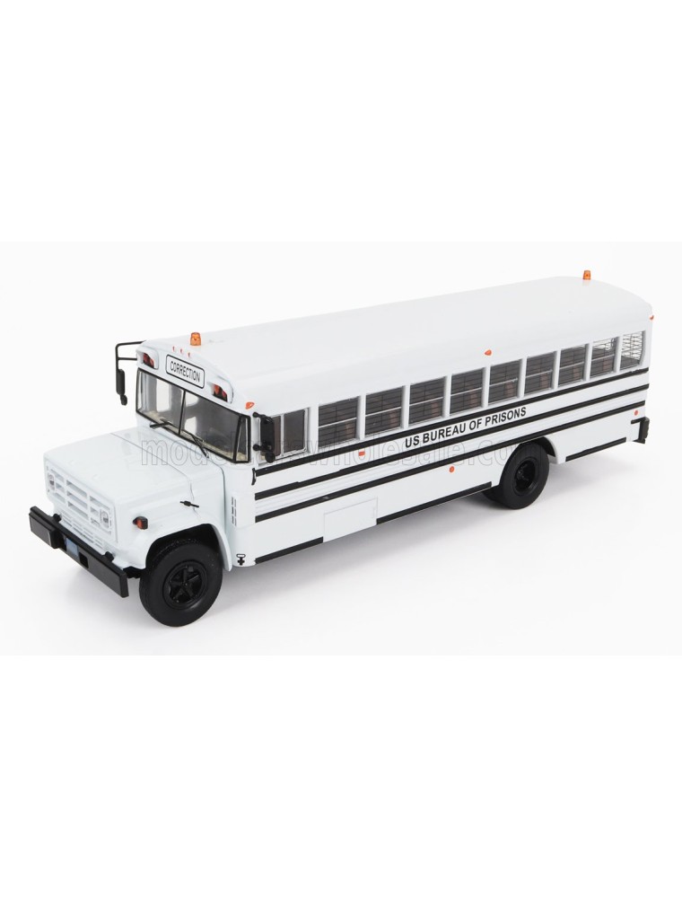 GMC - 6000 US AUTOBUS BUREAU OF PRISON USA 1990 - WHITE BLACK