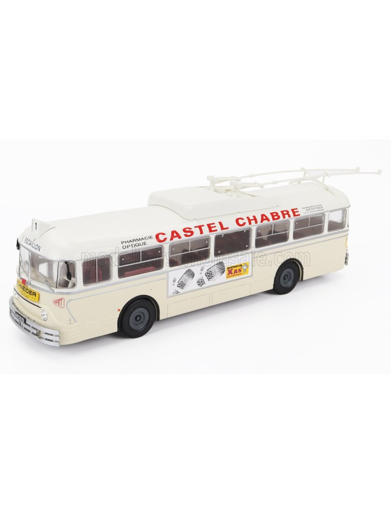 CHAUSSON - VBC-APURMTT AUTOBUS FILOBUS FRANCE 1963 - CREAM WHITE