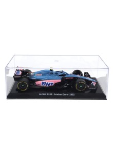 ALPINE - F1 A522 TEAM ALPINE BWT N 31 SEASON 2022 ESTEBAN OCON - CON VETRINA - WITH SHOWCASE - BLUE PINK