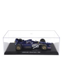 LIGIER - F1  JS43 N 9 SEASON 1996 OLIVIER PANIS - CON VETRINA - WITH SHOWCASE - BLUE WHITE