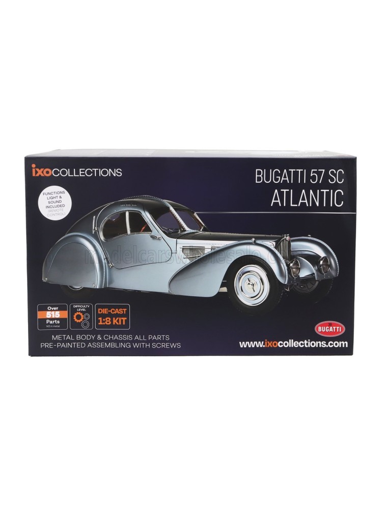 BUGATTI - TYPE 57 SC ATLANTIC 1936 - LIGHT BLUE MET