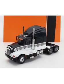 KENWORTH - T600A TRACTOR TRUCK 3-ASSI 1986 - BLACK WHITE