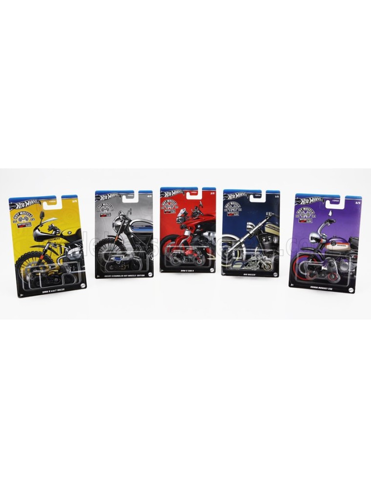 DUCATI - SET ASSORTMENT 24 MOTORCYCLE PIECES SCRAMBLER - HONDA MONJEY - BMW R NINEt - K 1300 R - BAD BAGGER - VARIOUS