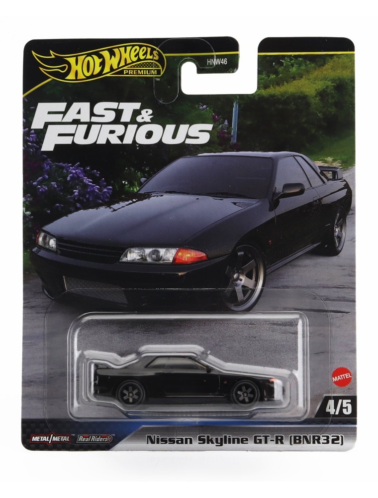 NISSAN - SKYLINER GT-R BNR32 1992 - FAST & FURIOUS 7 2015 - BLACK