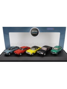 FORD ENGLAND - SET 5X FIESTA 1.2L - ESCORT XR3i - CAPRI MKIII - CORTINA MKIII - GRANADA MKI - VARIOUS