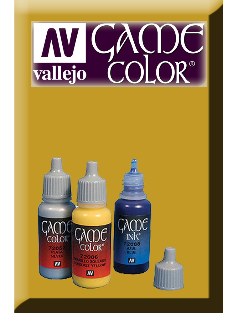 VALLEJO GAME COLOR POLISHED GOLD 72055 COLORI VALLEJO